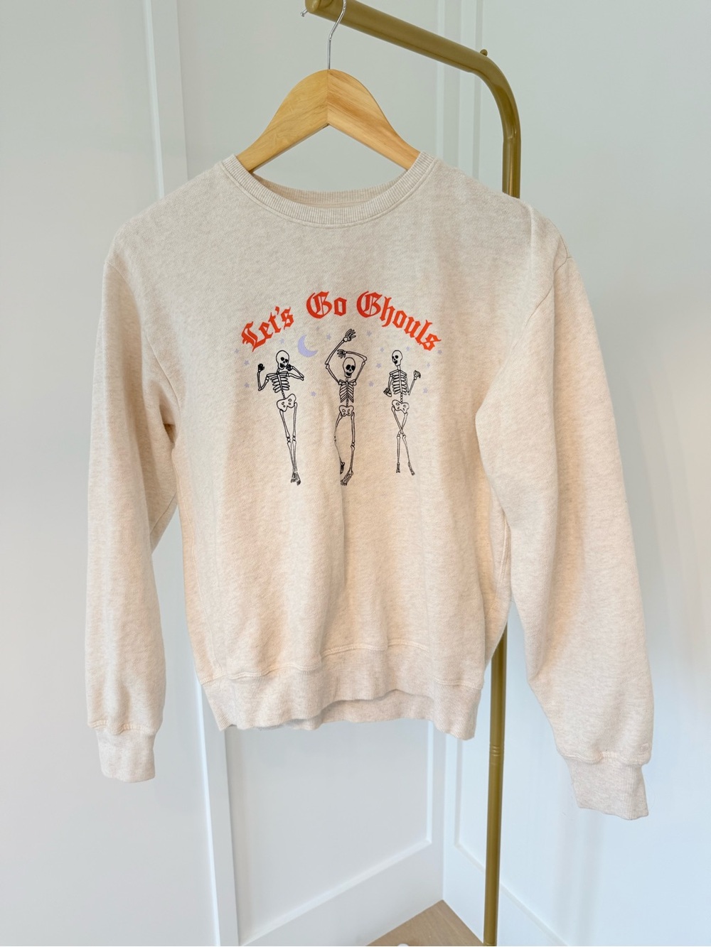 PINK Victoria's Secret Cream Crewneck Sweatshirt